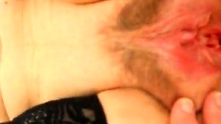 Fucking and Cumming on a Kinky Gaping Granny