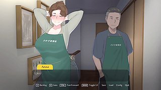 Big-breasted anime mom seduces her step-son in a wild animated sex story