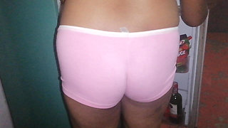 Father in Law's Gigantic Dick Hangs Out Under His Sarom for Step Daughter