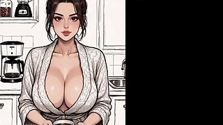 Hentai StepmomArts Big-Titted Big-Ass Form Discarded in Solo JOI - Dripping P