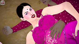 Big Tit MILF Gold Digger Fucks Rich Old Man in Luxury Mansion