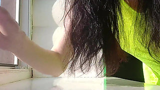 Foot Massage Wet Feet Slippery Toes Light Foot Strokes Beautiful Nails Pedicure Sexy Ginnagg