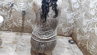 Real Life Indian Girl Taking Shower and Fingering Pussy
