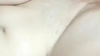 Fucking My Hot Pussy in Missionary Style! I Love to Feel the Cock Going All the Way Inside Me