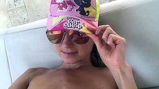 Sweet amateur teen GF jerking dick 5