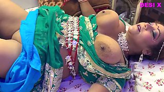 Suhag rat--- Frist night after marriage -- newly bride eating cum like a bitch