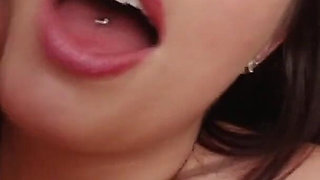 Sub slut Nikki gets a mouth full of cum