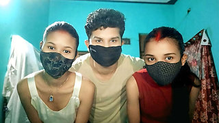 Desi Village Friends First Time Threesome - Indian Girlfriends Amateur Homemade Sex Video