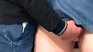 Wow!!! Perv Stranger's Hand in My Sexy Panties