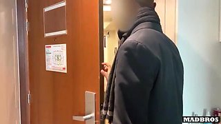 Ukrainian Maid Caught Stealing and Fiercely Fucked in the Bathroom!!