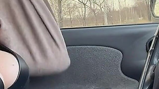 Stalling Engine & Naked Tit Bounce Crank Tease POV