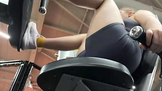 Crazy fucking in the gym