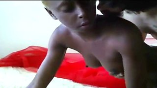 African Amateur Couple's Steamy Webcam Sex