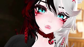 German Lessons Turned into fucking your teacher! VRChat
