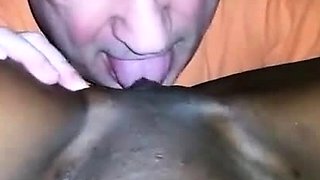 Daddy Loves Eating Black Pussy - Interracial Blowjob