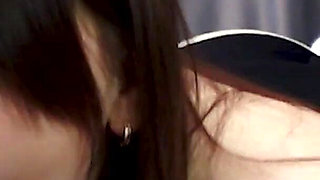 Mature Mom with Big Tits Sucks a Big Dildo