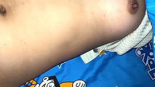 18-Year-Old Indonesian Virgin GF Loses Virginity - Tight Pussy & Moaning - Homemade Hijab Teen Sex