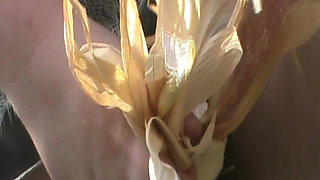 Corncub on the Car Jerking off