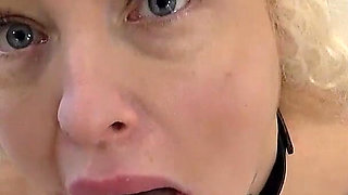 Blonde Sex and BDSM Slave Used as a Sperm Tank