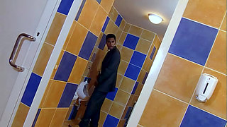 Public Bathroom BBC Double Penetration