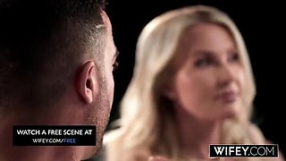 Curvy Wife Andi Avalon Takes Huge BBC While Husband Watches - Big Tits, Blowjob, Interracial