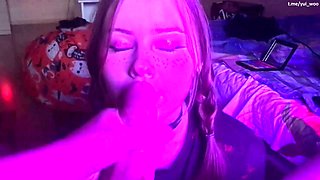 Lustful GF blowjob soul-stirring story
