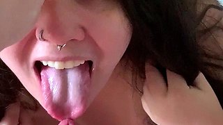 Amateur girlfriend homemade pov blowjob