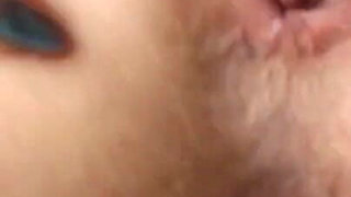 MILF Spreading Her Hairy Pussy and Ass