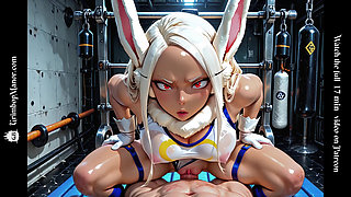 POV: You're destroying Mirko's tight bunny pussy