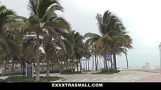 Petite mexican ferociously fingered and fucked