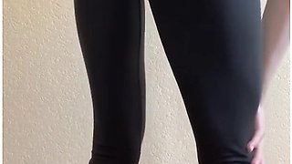 Sexy Ass In Black Leggings