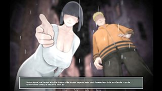 Big boobs massage, big tits, hentai naruto