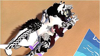 Furry Wendigo Caught On The Beach Vr