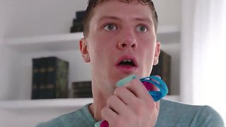 sexy redhead and blonde milf tag team a bwc