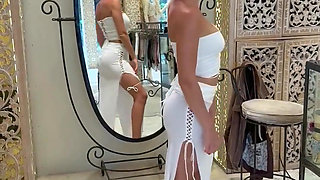 Sexy Balinese Outfits Try on in Boutique