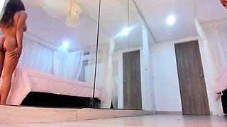 Chubby Brunette Big Boobs Dildo Masturbation