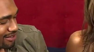 Sexy big ass brunette banged by a big black cock