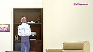 Ass up the submissive moans as thick load spills inside ○ Hentai Anime