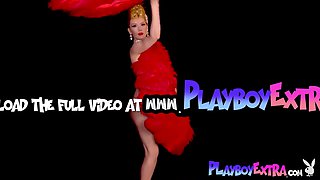 Stepmom Shining In Slutty Burlesque Costume