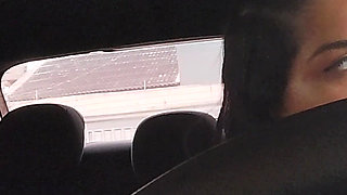 Car Tales: Big-ass Brunette Got Cum on the Back Seat
