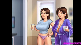 Naughty nurse Lanagameplays gives a wild blow session to her nude patient