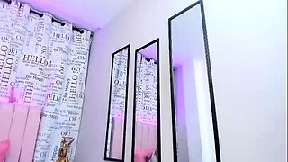 Solo ladyboy masturbation