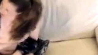 Old Stud Caught Horny Chubby Babe Masturbating