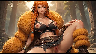 Ai Compilation Nami Outfit Elbaph Nude Shiny Skin Sensual NSFW