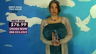 Hot brunette amateur MILF rides hubbys cock