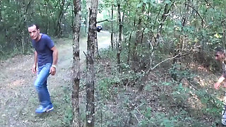 Hot Italian Mature Threesome Outdoor on Grass - Big Tits & Big Ass Fucking HD