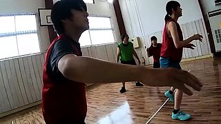 Japanese teen oil fingering her tight pussy