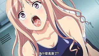 Busty swimsuit foursome in changing room: Big Tits, Big Ass  Blowjob Porn