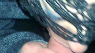 BJ Cum Facial in Public