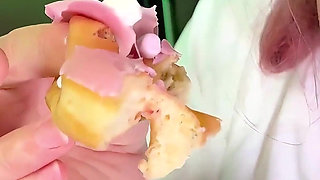 I Rim His Ass Then Eat His Cum-filled Donut Like a True Slut